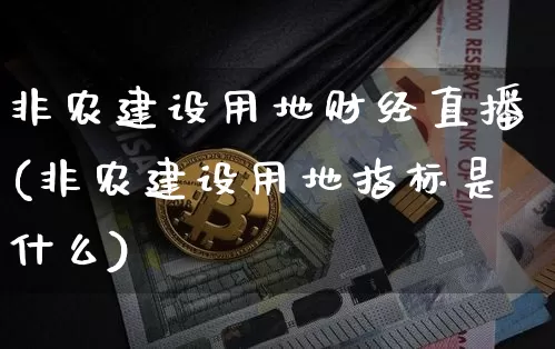 非农建设用地财经直播(非农建设用地指标是什么)_https://www.huakunhengjia.com_期货资讯_第1张