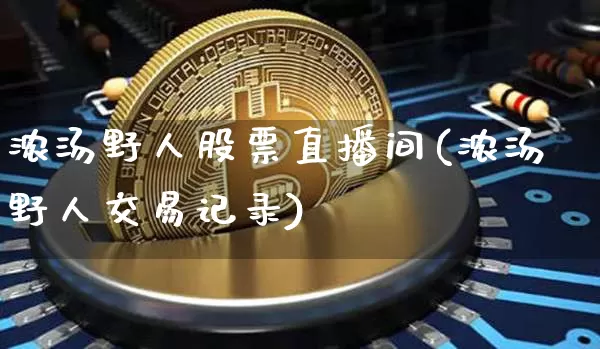 浓汤野人股票直播间(浓汤野人交易记录)_https://www.huakunhengjia.com_金融资讯_第1张