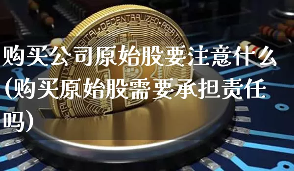 购买公司原始股要注意什么(购买原始股需要承担责任吗)_https://www.huakunhengjia.com_股票资讯_第1张