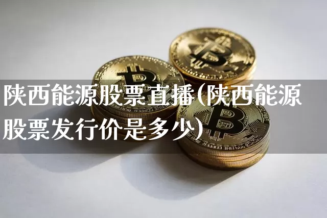 陕西能源股票直播(陕西能源股票发行价是多少)_https://www.huakunhengjia.com_期货资讯_第1张