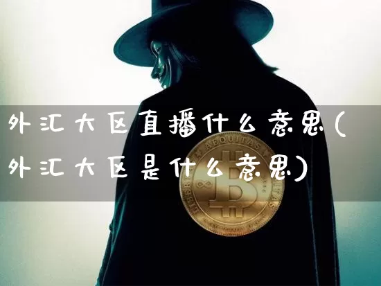 外汇大区直播什么意思(外汇大区是什么意思)_https://www.huakunhengjia.com_期货资讯_第1张