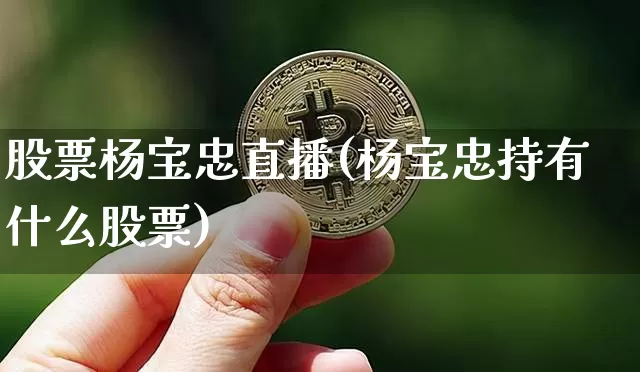 股票杨宝忠直播(杨宝忠持有什么股票)_https://www.huakunhengjia.com_金融资讯_第1张