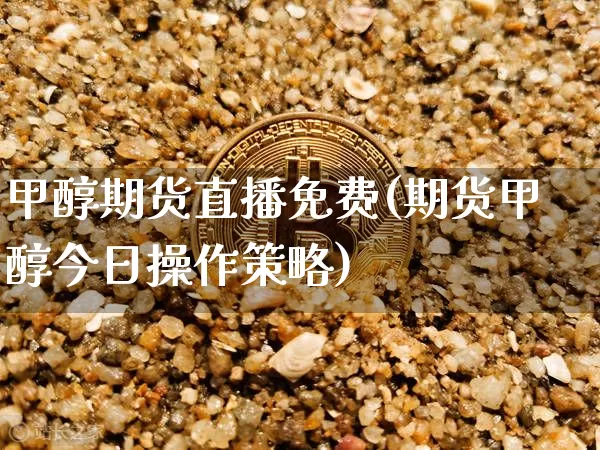 甲醇期货直播免费(期货甲醇今日操作策略)_https://www.huakunhengjia.com_期货资讯_第1张
