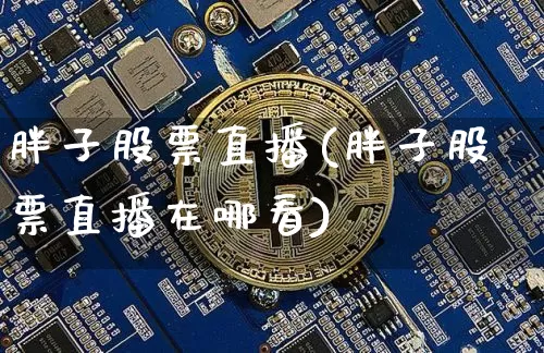 胖子股票直播(胖子股票直播在哪看)_https://www.huakunhengjia.com_财经资讯_第1张